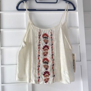 Roxy cropped tank top NWT